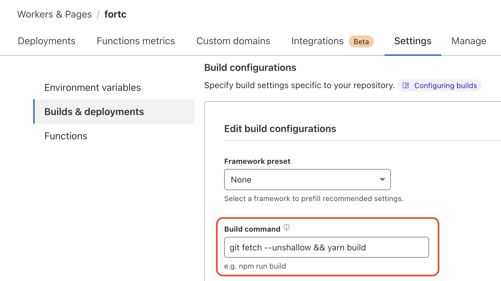 Cloudflare Build Configuration